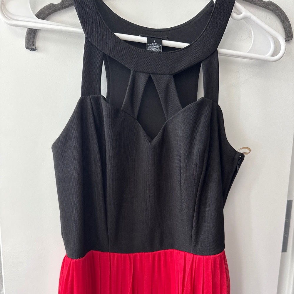 Rue 21 maxi black and red dress